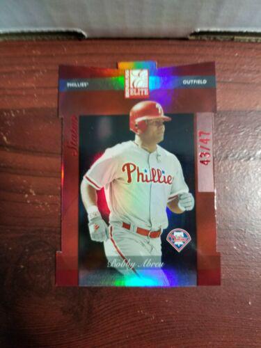 Bobby Abreu #70 Baseball Cards 2002 Donruss Elite