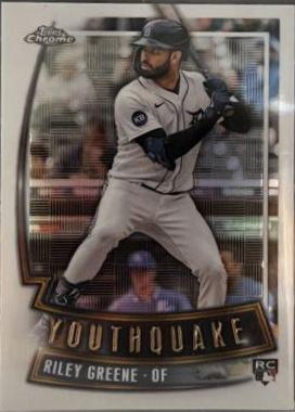 Riley Greene #YQ-20 2023 Topps Chrome Baseball YouthQuake