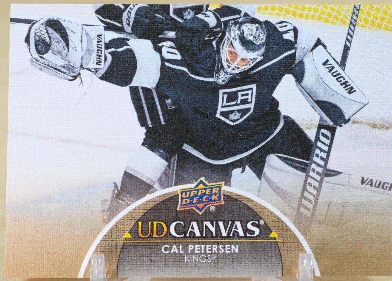 Cal Petersen #C158 Hockey Cards 2021 Upper Deck UD Canvas