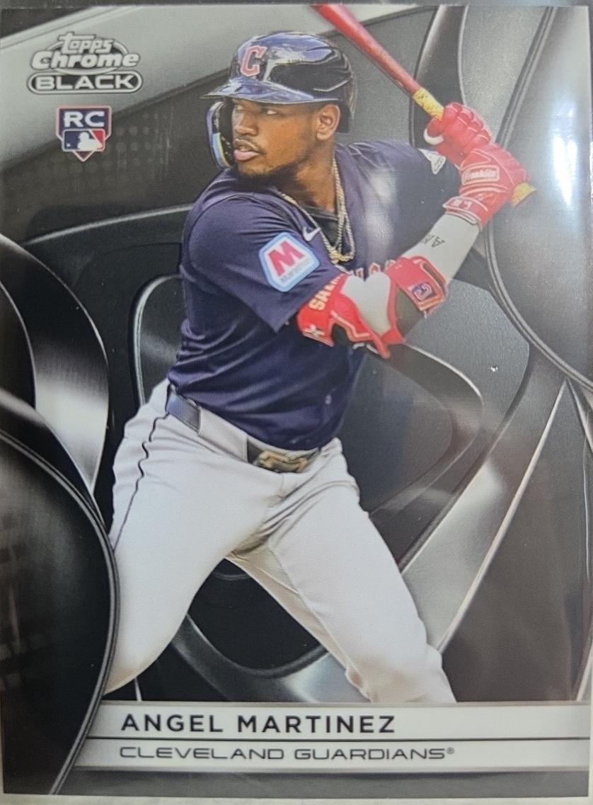 Angel Martinez #79 Baseball Cards 2025 Topps Chrome Black