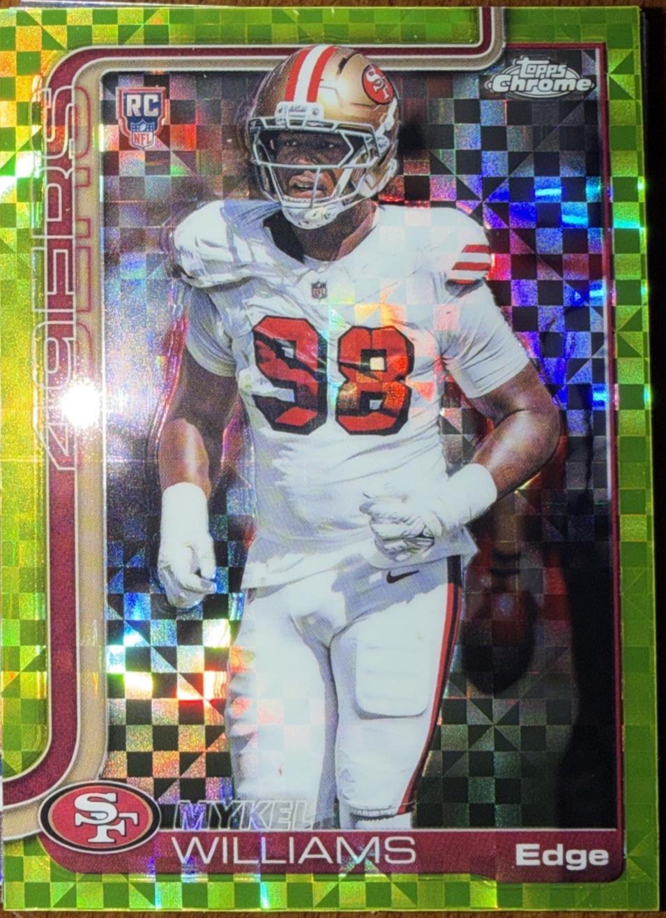 Mykel Williams [Lime Green X-Fractor Refractor] #352