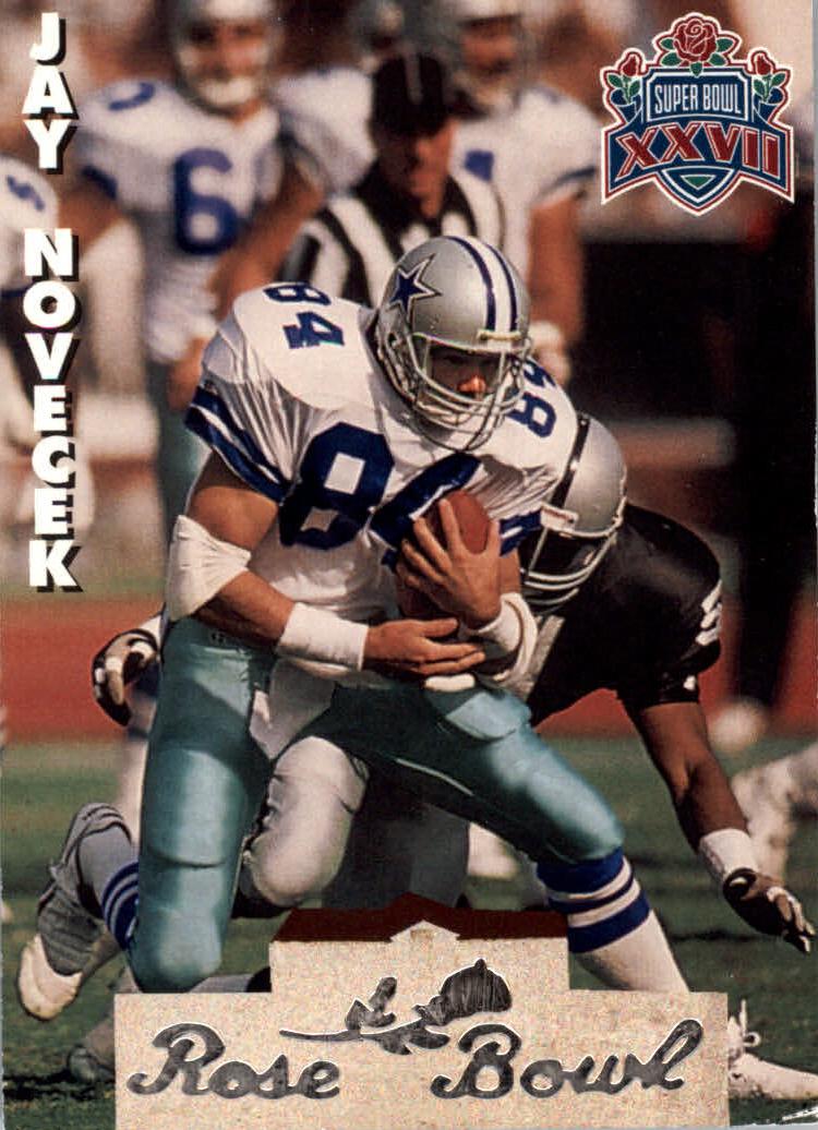 Jay Novacek #SB25 1993 Heads & Tails Sb Xxvii Football