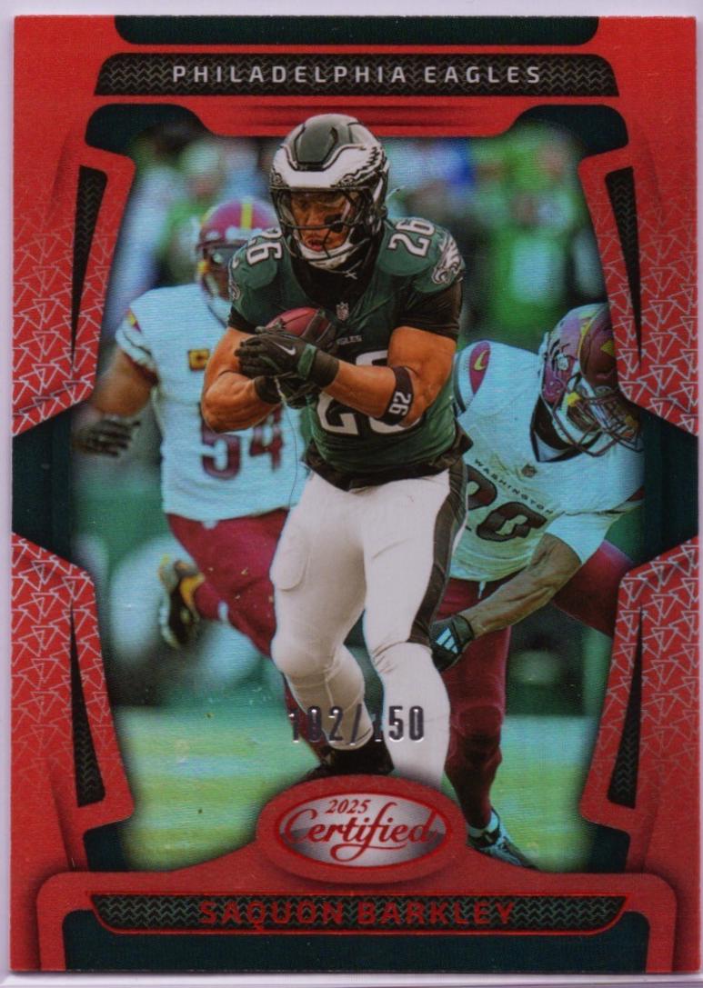 Saquon Barkley #80 2025 Panini Certified Football