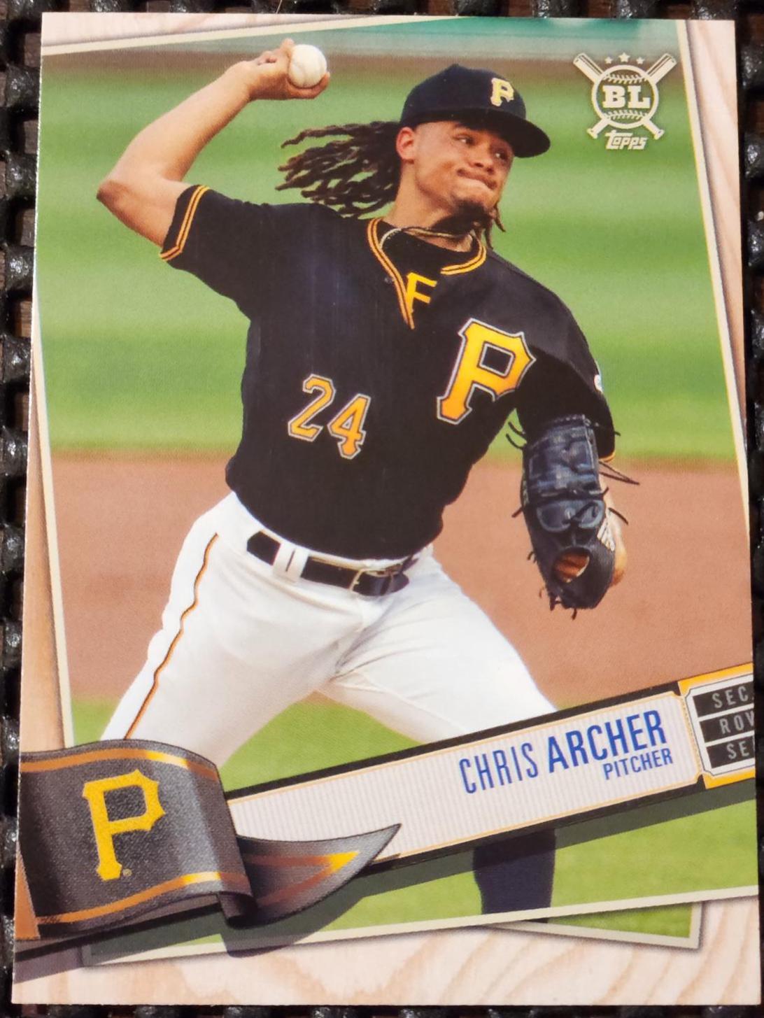 Chris Archer #25 Baseball Cards 2019 Topps Big League