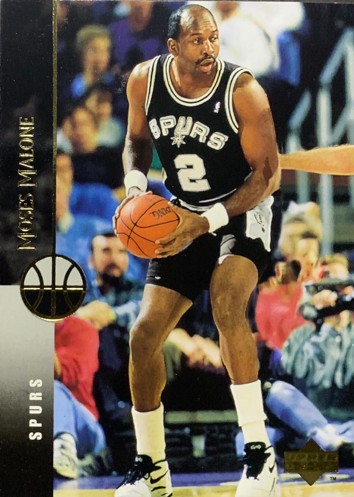 Moses Malone #288 Basketball Cards 1994 Upper Deck
