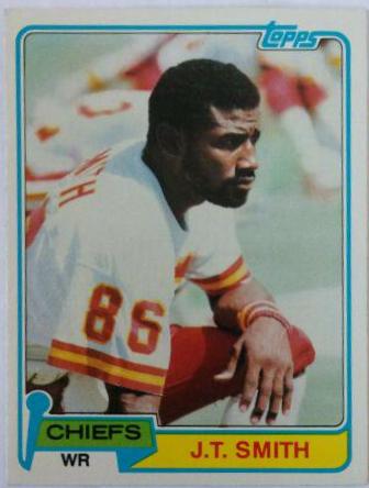 J.T. Smith #86 Football Cards 1981 Topps