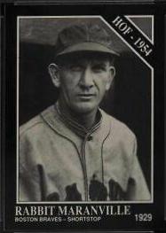 Rabbit Maranville #4 Baseball Cards 1991 Conlon Collection
