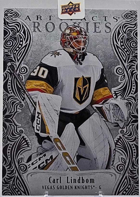 Carl Lindbom #230 2025 Upper Deck Artifacts Rookie Redemption Hockey