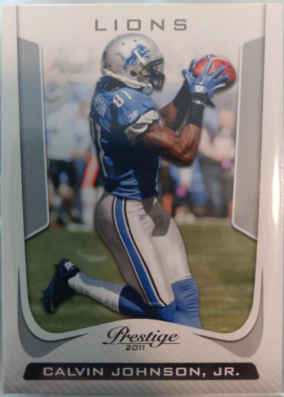 Calvin Johnson, Jr #65 Football Cards 2011 Panini Prestige