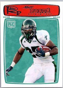 Matt Forte #219 2008 Topps Rookie Progression Football