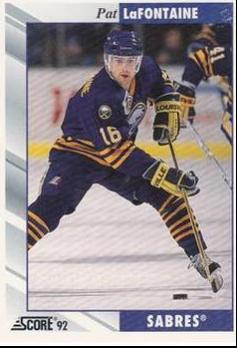 Pat LaFontaine #6 Hockey Cards 1992 Score
