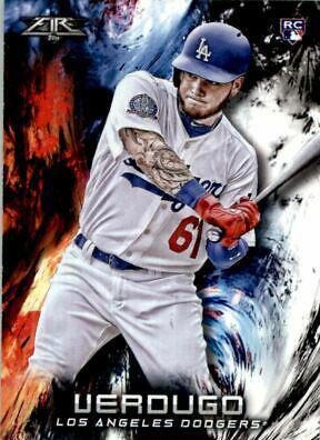 Alex Verdugo #11 Baseball Cards 2018 Topps Fire