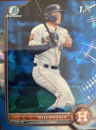 Will Wagner #BCP-105 Baseball Cards 2022 Bowman Chrome Prospects Sapphire