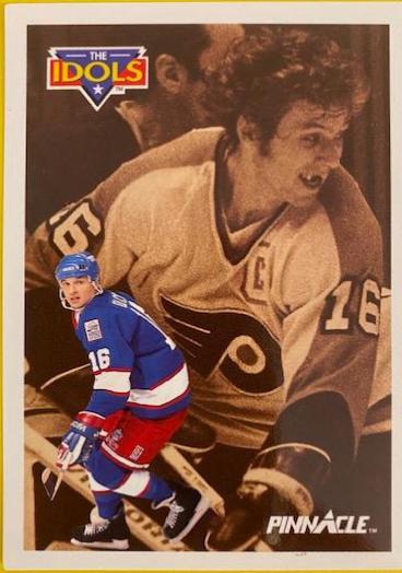 Ed Olczyk / Bobby Clarke #386 1991-92 Pinnacle Hockey