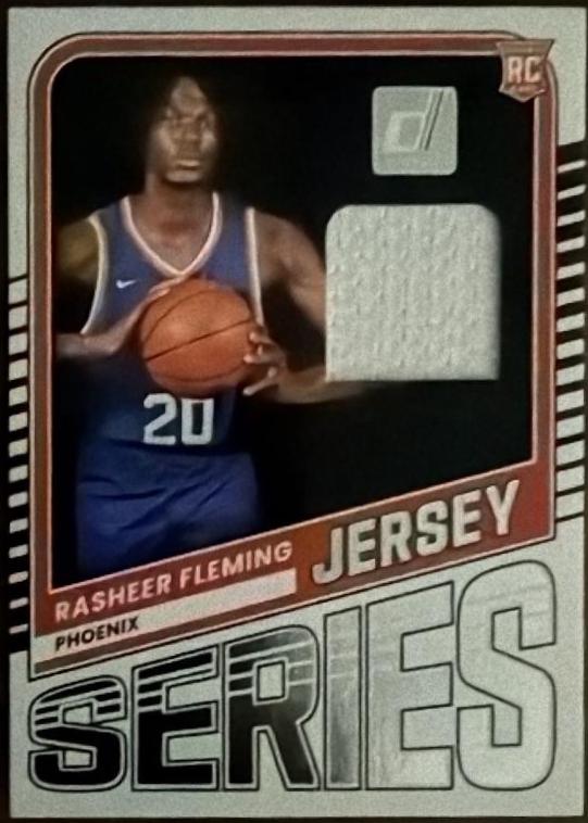 Rasheer Fleming #1 2025-26 Donruss Basketball Jersey Series