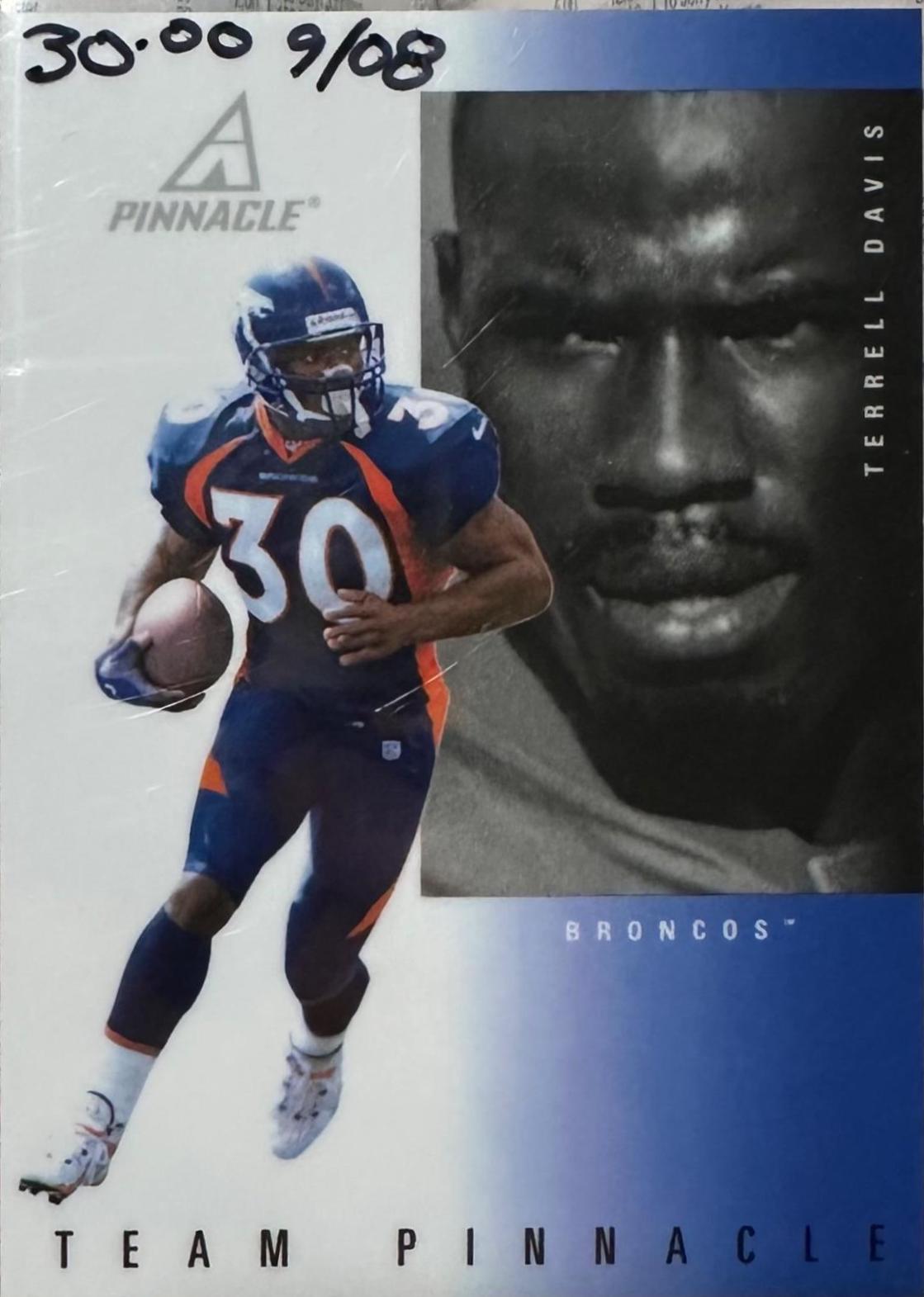 Terrell Davis / Emmitt Smith #5 Football Cards 1997 Pinnacle Team