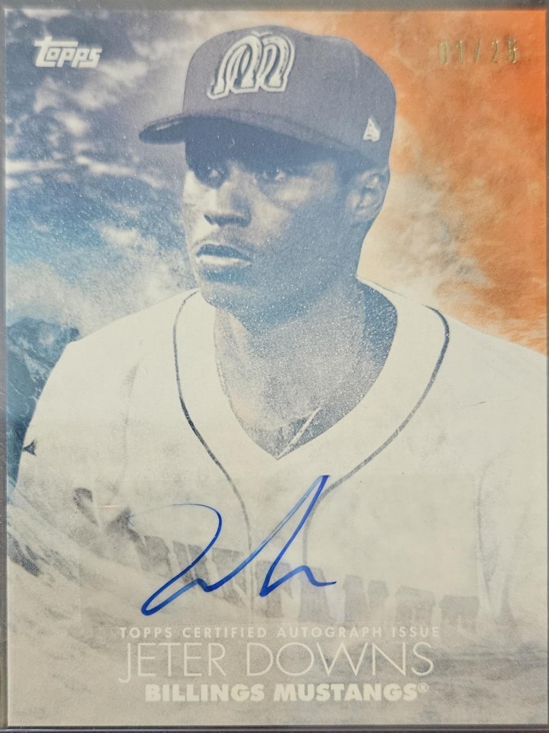 Jeter Downs #SOF-JD Baseball Cards 2018 Topps Pro Debut Splash of the Future Autograph
