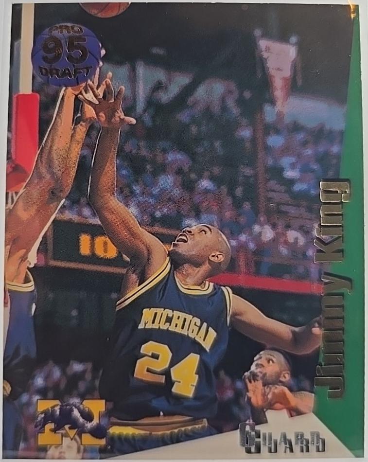 Jimmy King #65 1995 Collect A Card Basketball