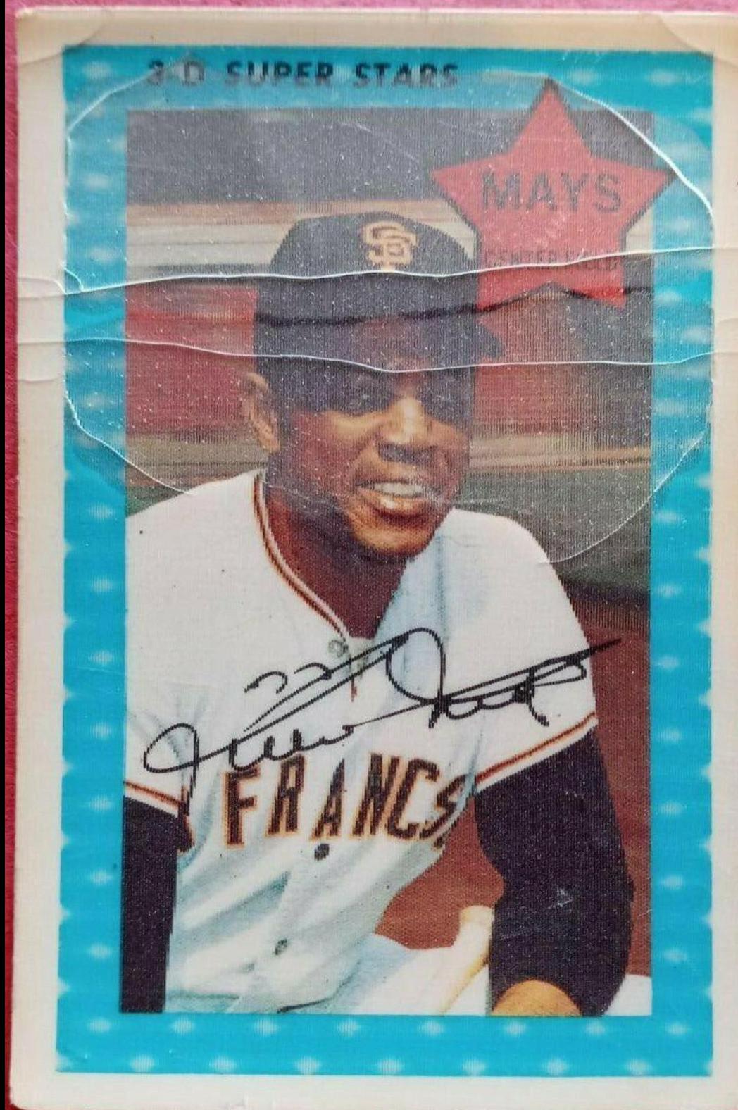 Willie Mays #10 Baseball Cards 1971 Kellogg's
