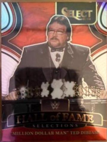 Million Dollar Man Ted DiBiase #20 Wrestling Cards 2022 Panini Select WWE Hall of Fame Selections