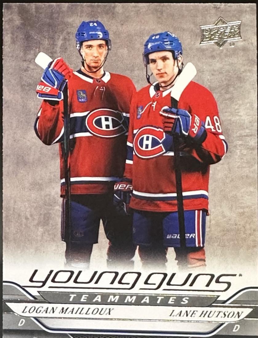 Logan Mailloux / Lane Hutson #497 Hockey Cards 2024 Upper Deck