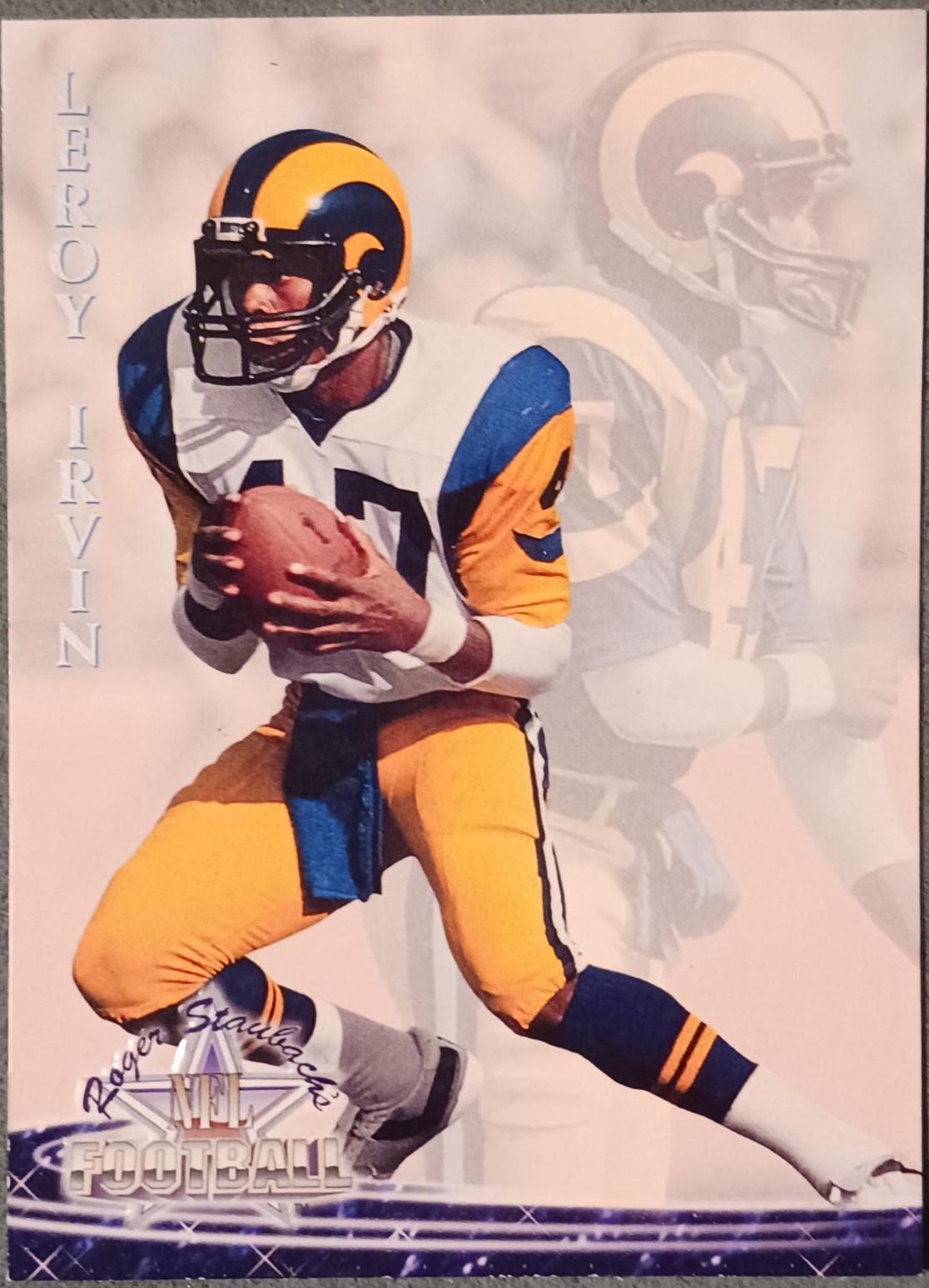 LeRoy Irvin #29 Football Cards 1994 Ted Williams Co