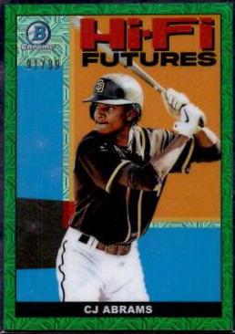 CJ Abrams [Green Refractor Mega Box Mojo] #HIFI-8