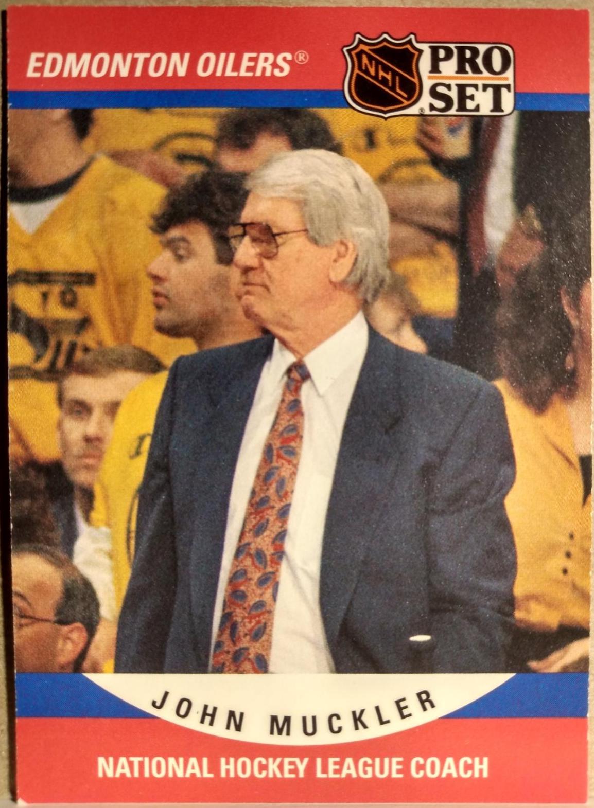 John Muckler #665 Hockey Cards 1990 Pro Set