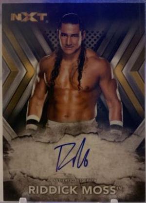 Riddick Moss #RA-RM Wrestling Cards 2017 Topps WWE NXT Autographs