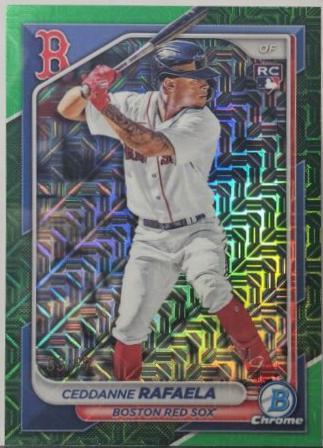 Ceddanne Rafaela [Green Mojo Refractor] #5