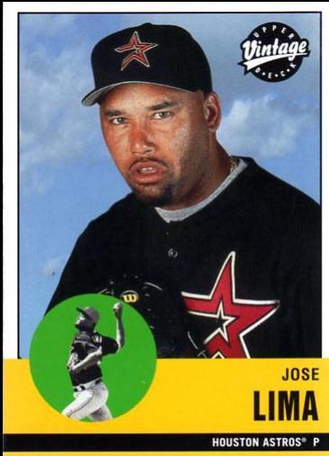 Jose Lima #168 Baseball Cards 2001 Upper Deck Vintage
