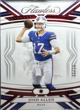 Josh Allen #6 Football Cards 2023 Panini Flawless