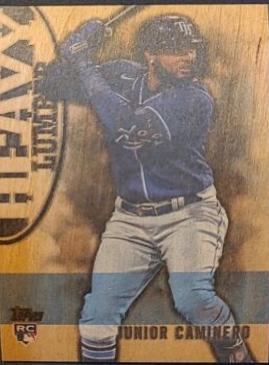 Junior Caminero #HL-63 Baseball Cards 2024 Topps Heavy Lumber