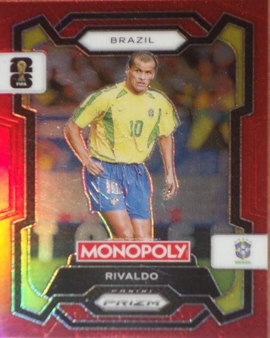 Rivaldo [Red] #21 Prices | 2026 Panini Prizm Monopoly FIFA World