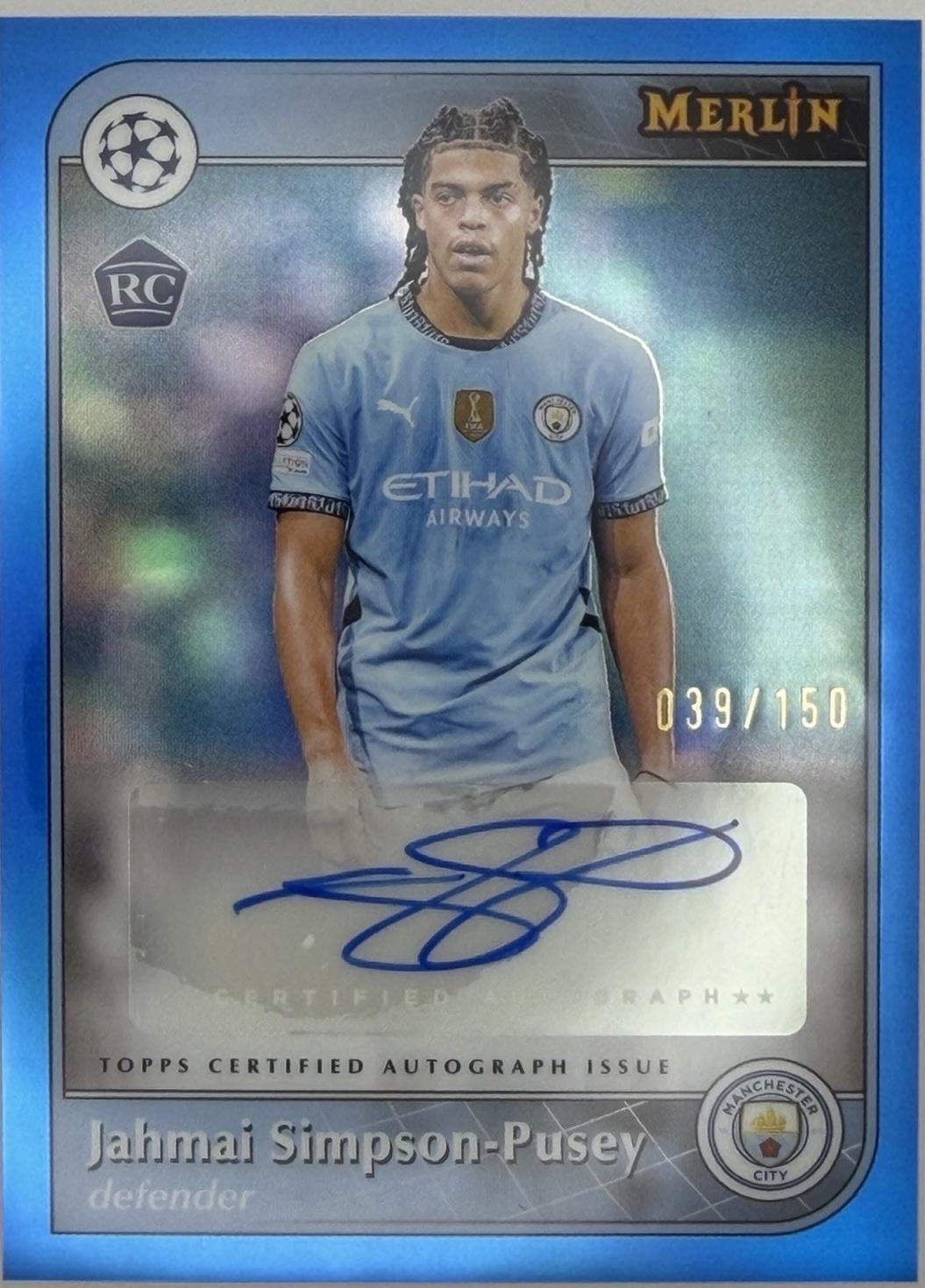 Jahmai Simpson-Pusey [Blue Refractor] #89