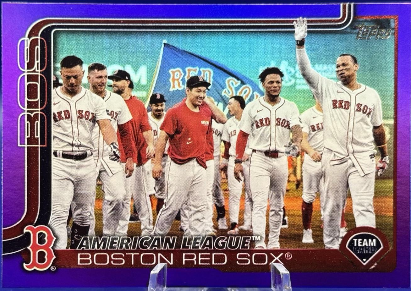 Boston Red Sox [Purple Rainbow] (2025 Topps)