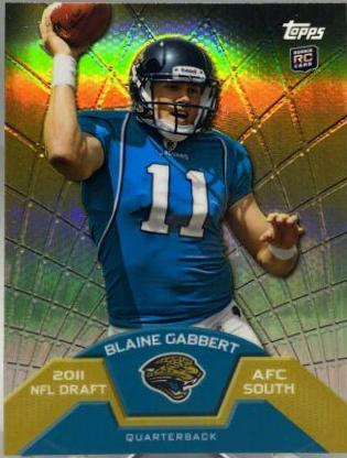 Blaine Gabbert #TMB-2 Football Cards 2011 Topps Rookie Refractors