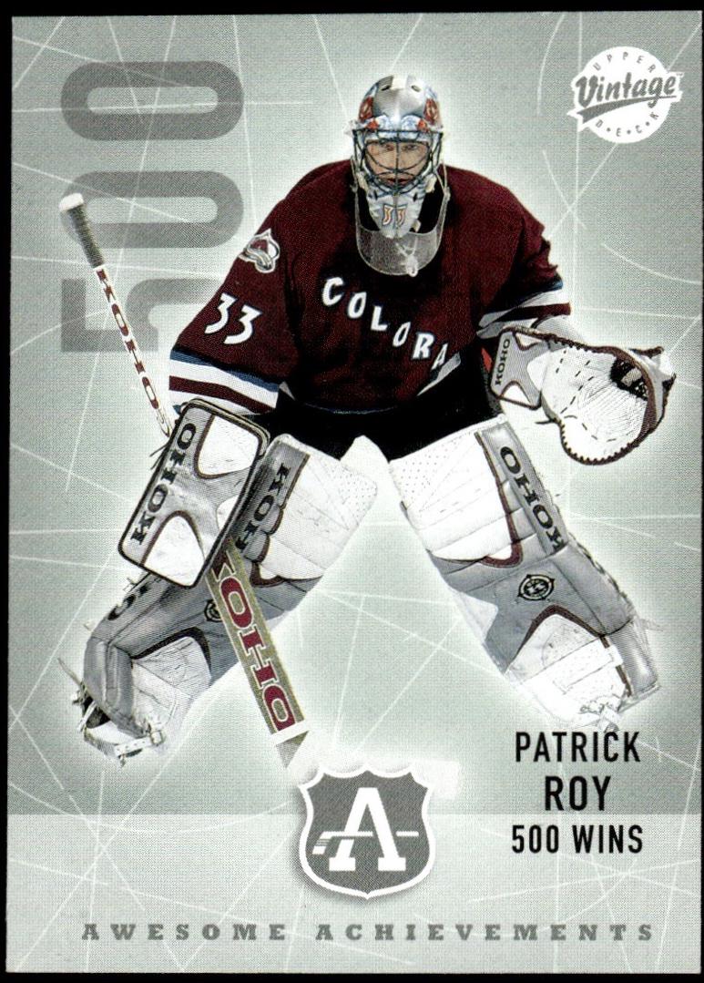 Patrick Roy #292 2002 Upper Deck Vintage Hockey
