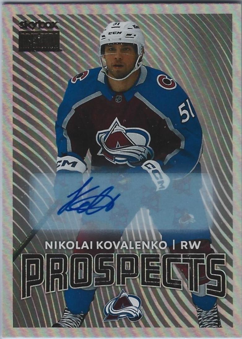 Nikolai Kovalenko #PP-31 2024 Skybox Metal Universe Premium Prospects Autograph Hockey