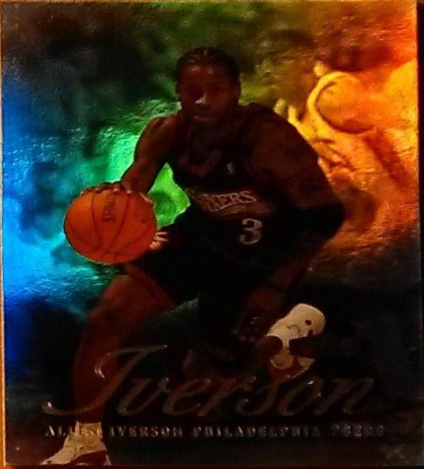 Allen Iverson #67 Basketball Cards 1999 Flair Showcase
