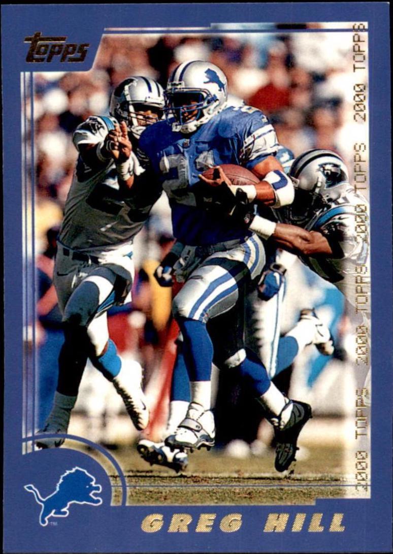 Greg Hill #18 Football Cards 2000 Topps