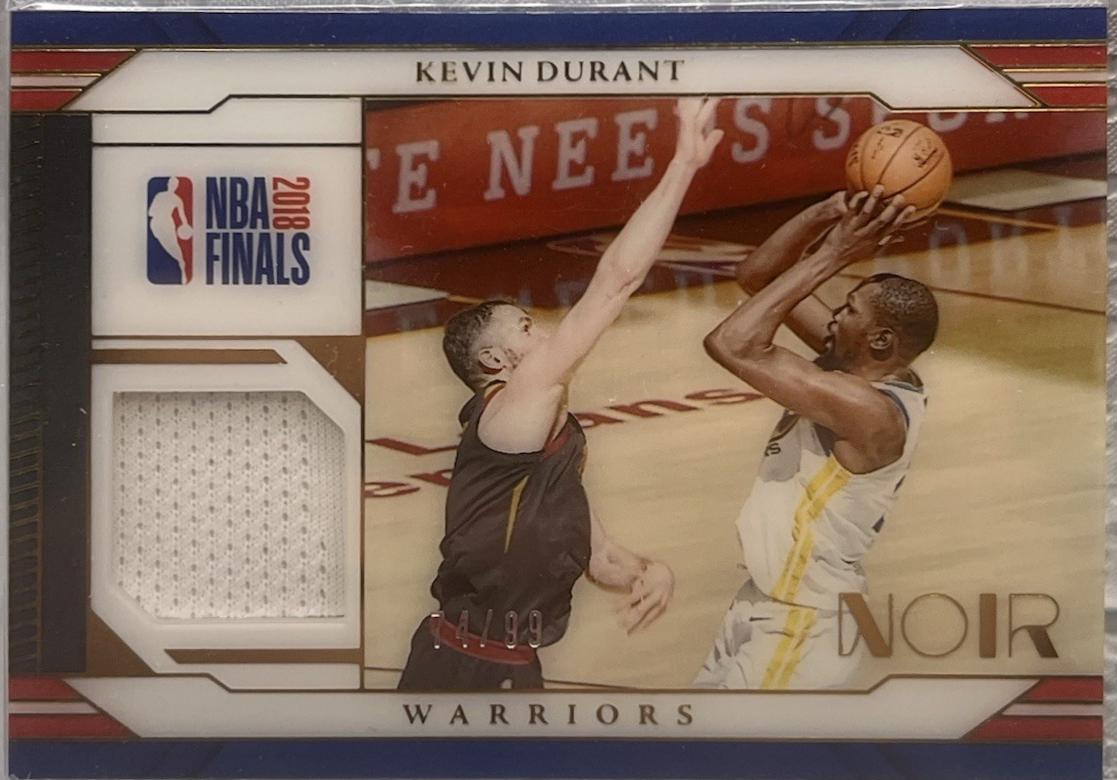 Kevin Durant #NFM-KDU Basketball Cards 2023 Panini Noir NBA Finals Memorabilia