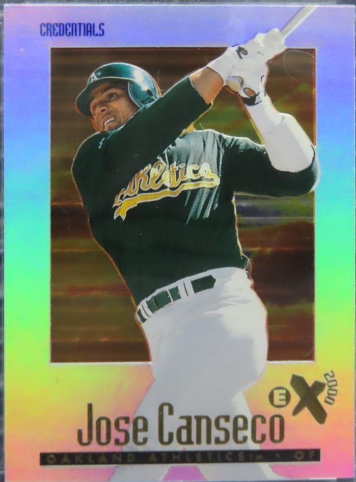 Jose Canseco ##37 Baseball Cards 1997 Skybox E X 2000 Credentials