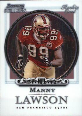 Manny Lawson #15 Football Cards 2006 Bowman Sterling
