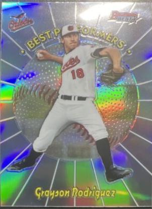 Grayson Rodriguez #GR Baseball Cards 2018 Bowman's Best 1998 Performers