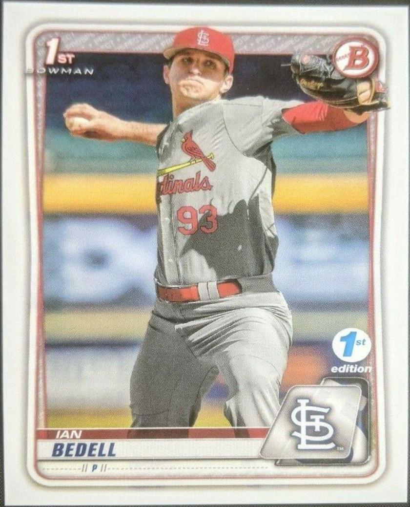 Ian Bedell #BD-100 Baseball Cards 2020 Bowman Draft 1st Edition