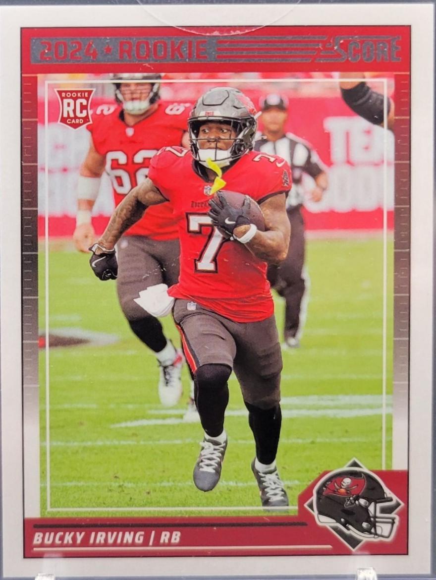 Bucky Irving #403 Football Cards 2024 Panini Score Mystery Rookie Redemption