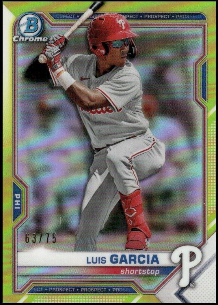 Luis Garcia #BCP-79 2021 Bowman Baseball Chrome Prospects