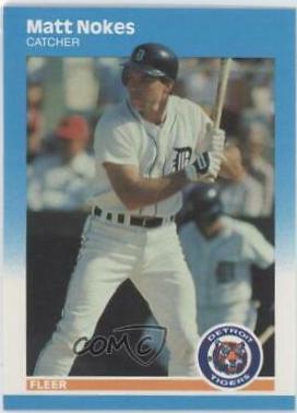 Matt Nokes #U-90 Baseball Cards 1987 Fleer Update