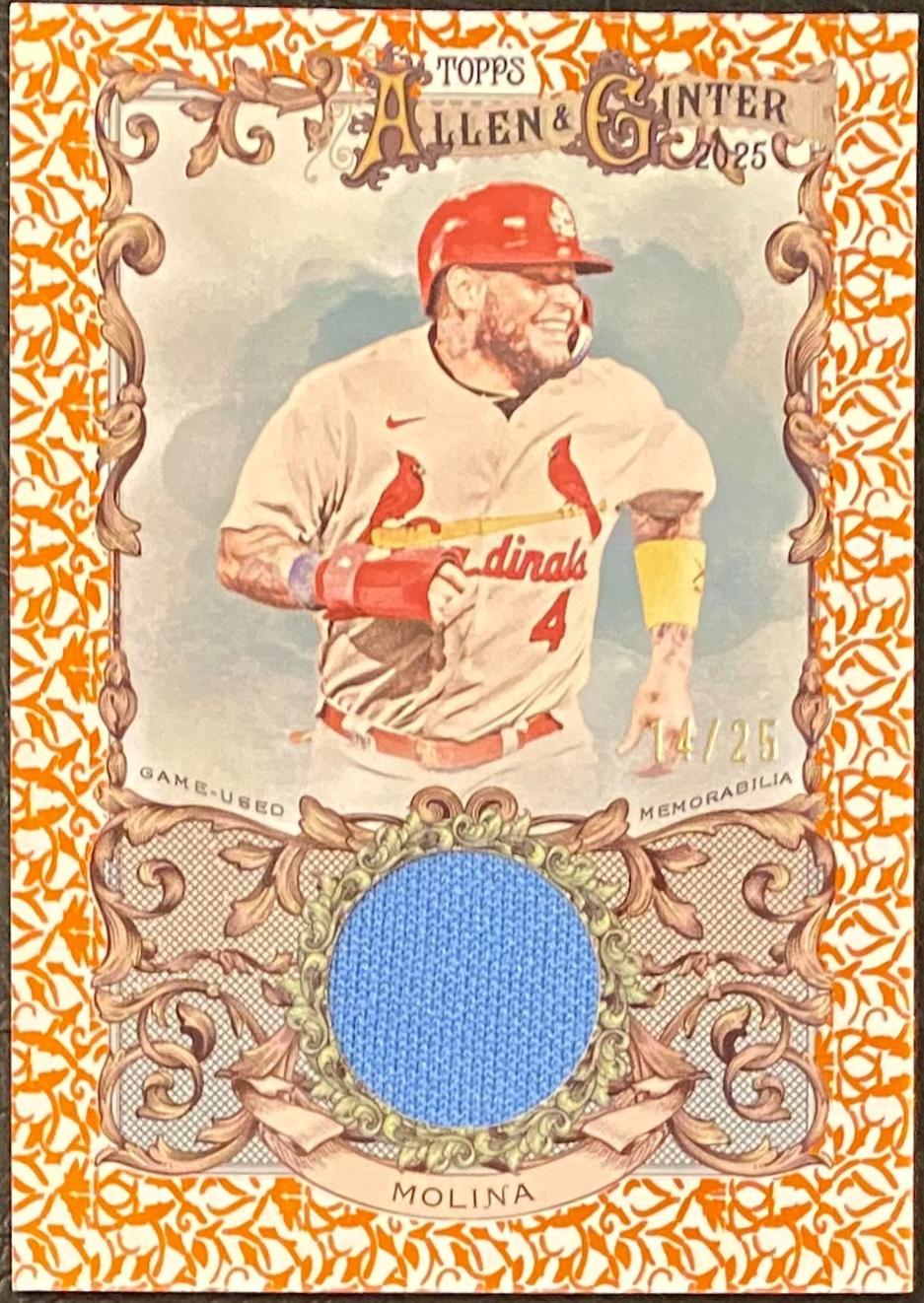 Yadier Molina [Orange Foil] #AGR-YM